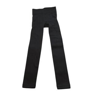 Blissful Benefits Warner's Black Warm Winter Fleece Stretchy Leggings One Size